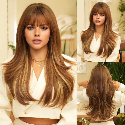 Fashion Long Synthetic Wigs For Women SLDLH-52