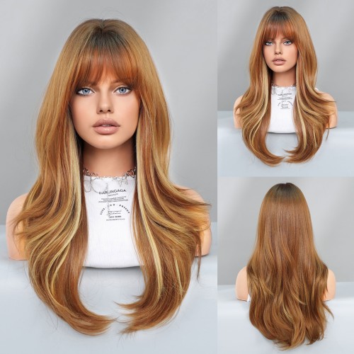 Fashion Long Synthetic Wigs For Women SLDLH-52