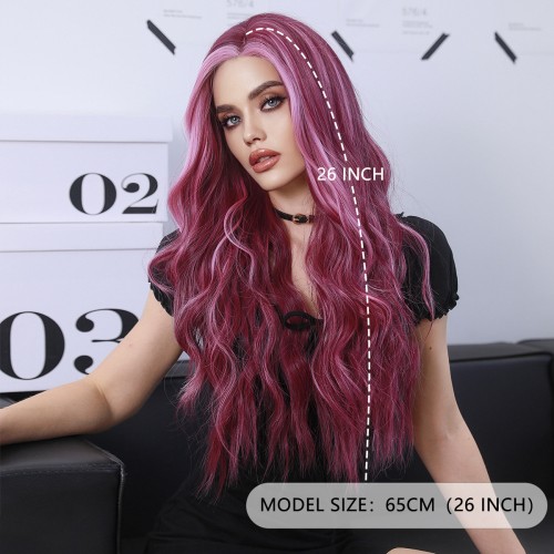 Fashion Long Lace Front Synthetic Wigs For Women SLDLH-88