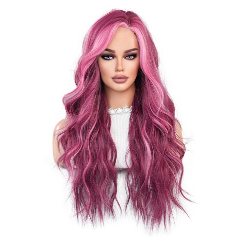 Fashion Long Lace Front Synthetic Wigs For Women SLDLH-88