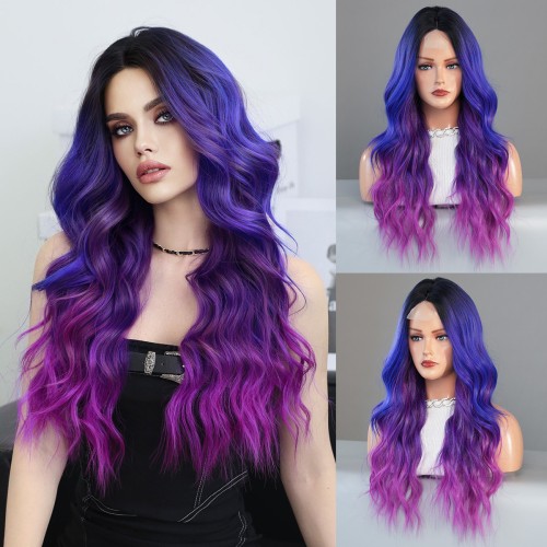 Fashion Long Lace Front Synthetic Wigs For Women SLDLH-89