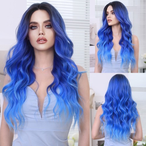 Fashion Long Lace Front Synthetic Wigs For Women SLDLH-90