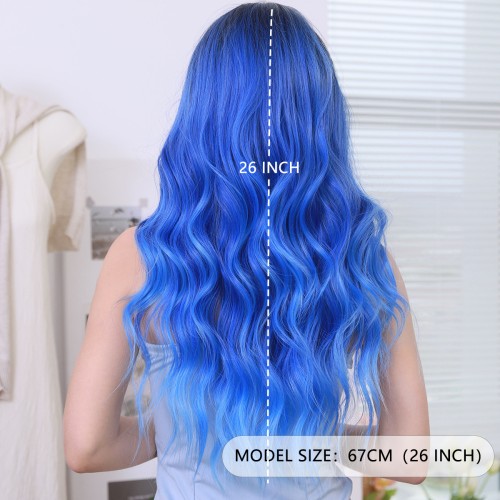 Fashion Long Lace Front Synthetic Wigs For Women SLDLH-90