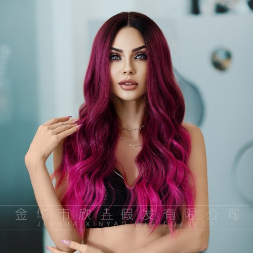 Fashion Long Lace Front Synthetic Wigs For Women SLDLH-91