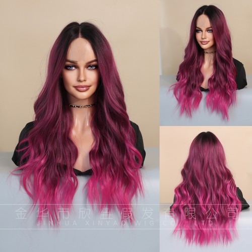 Fashion Long Lace Front Synthetic Wigs For Women SLDLH-91