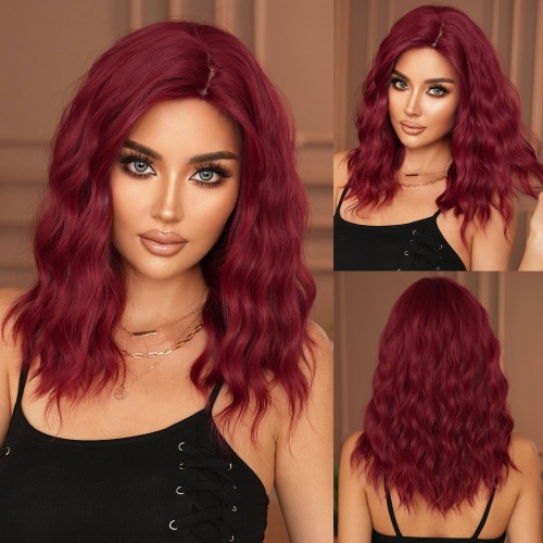 Fashion Medium Synthetic Wigs For Women SLDMH-03