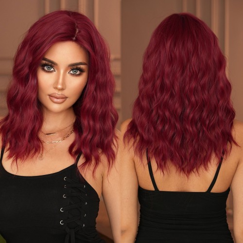 Fashion Medium Synthetic Wigs For Women SLDMH-03