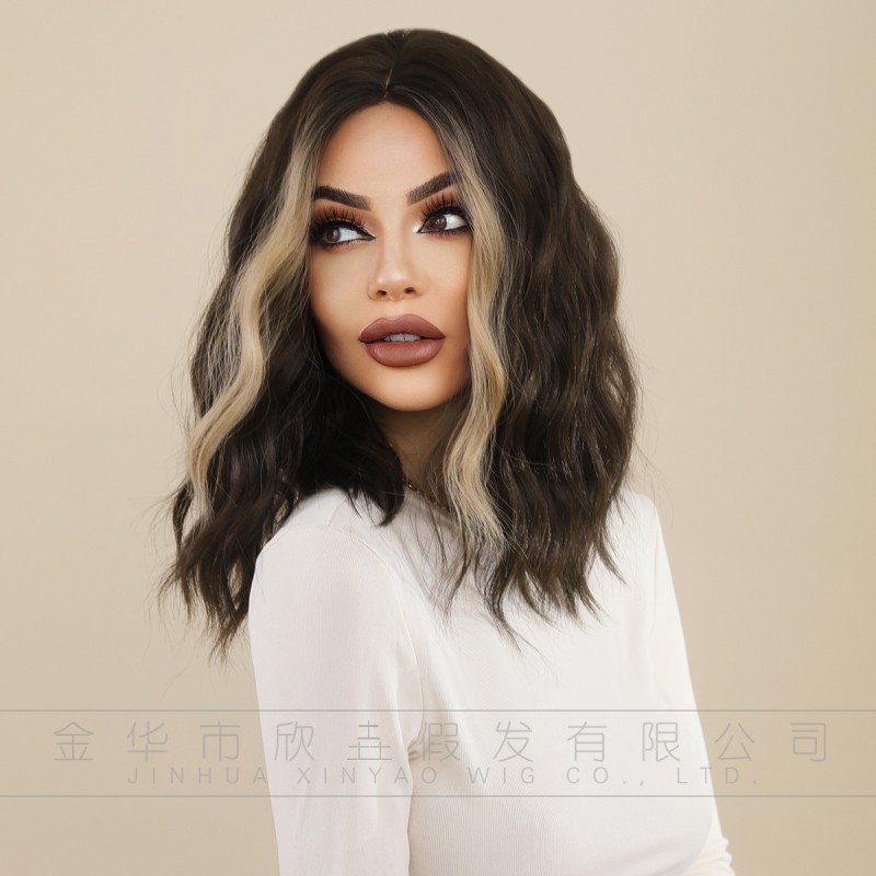 Fashion Medium Synthetic Wigs For Women SLDMH-04 