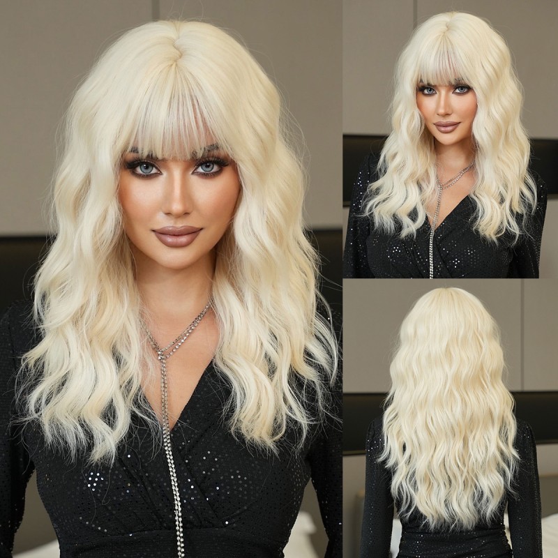 Fashion Medium Synthetic Wigs For Women SLDMH-05