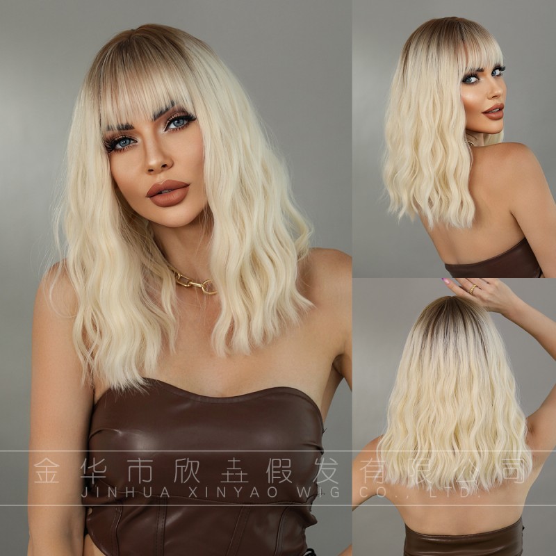 Fashion Medium Synthetic Wigs For Women SLDMH-10 