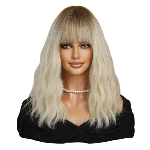 Fashion Medium Synthetic Wigs For Women SLDMH-10