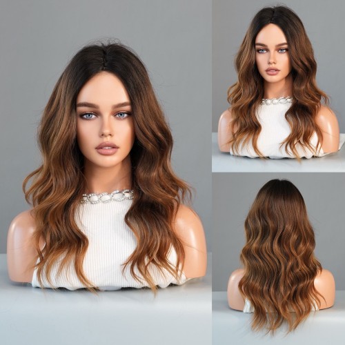 Fashion Medium Synthetic Wigs For Women SLDMH-11