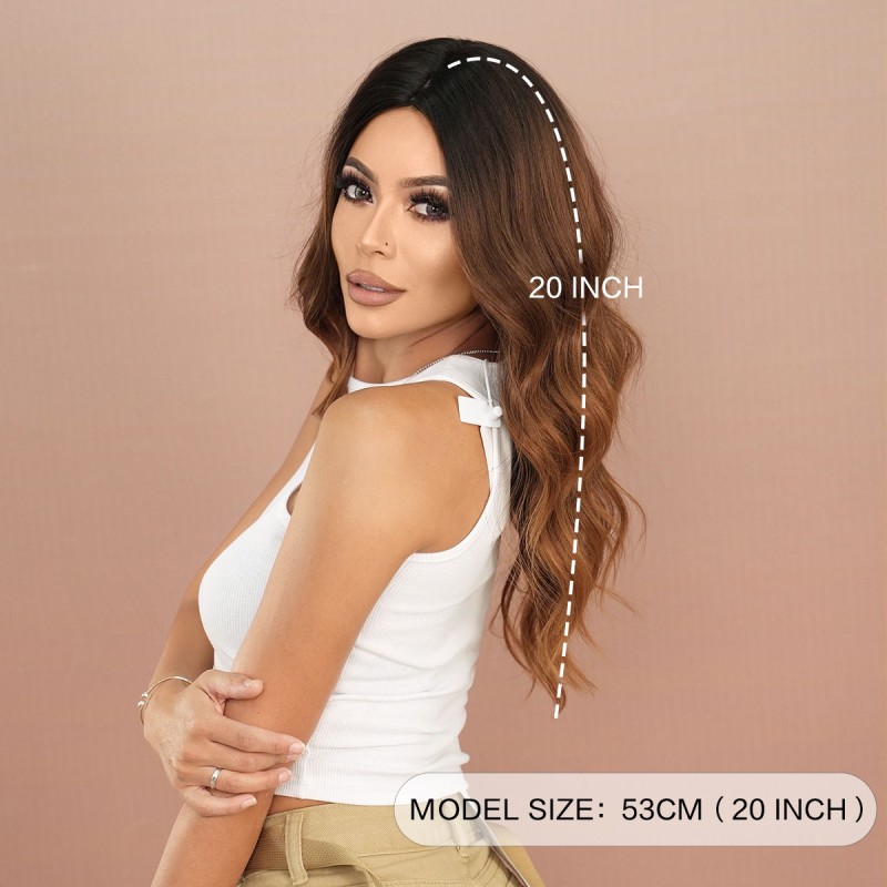 Fashion Medium Synthetic Wigs For Women SLDMH-11 