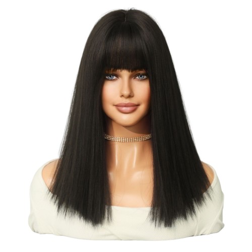 Fashion Medium Synthetic Wigs For Women SLDMH-12