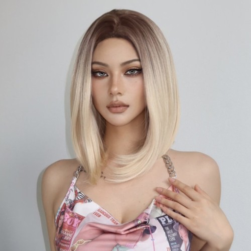 Fashion Medium Synthetic Wigs For Women SLDMH-13