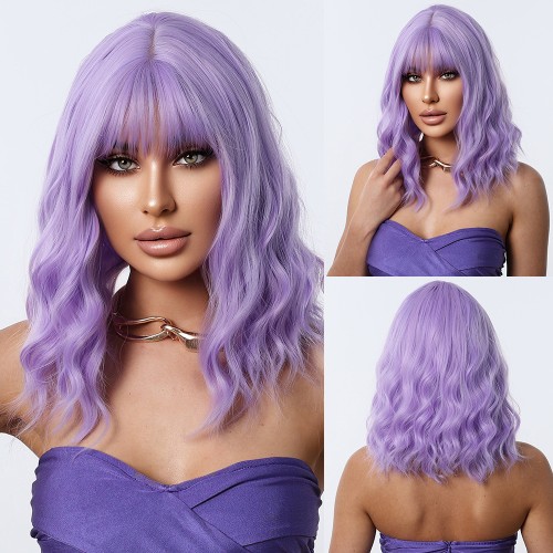 Fashion Medium Synthetic Wigs For Women SLDMH-16