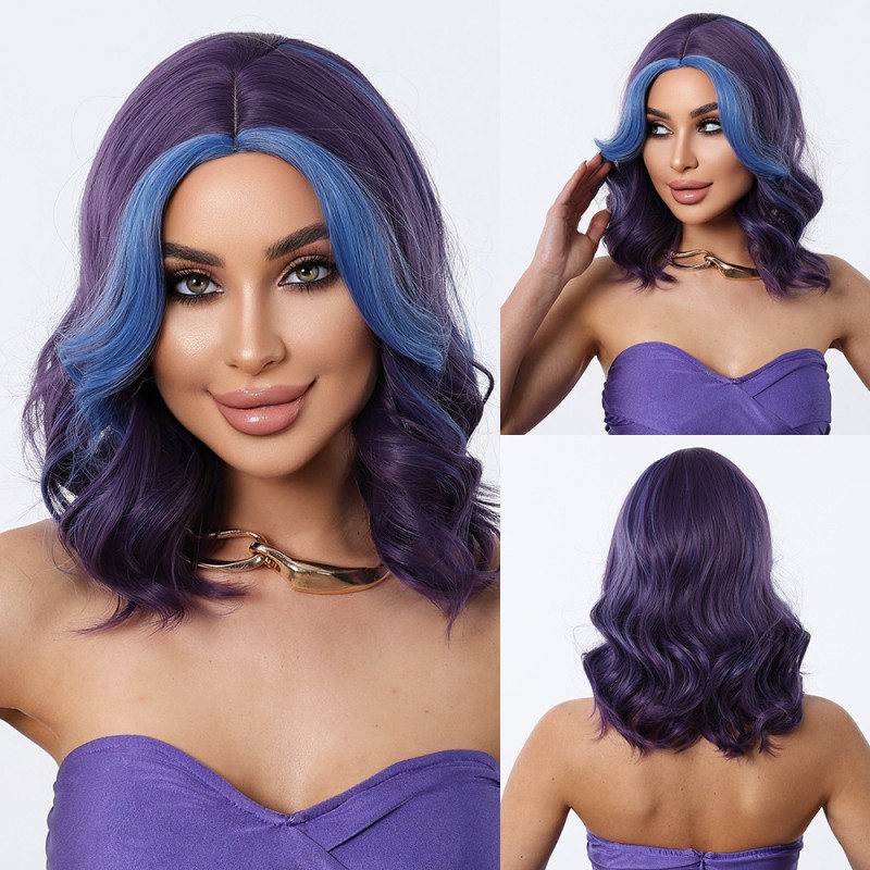 Fashion Medium Synthetic Wigs For Women SLDMH-20