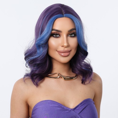 Fashion Medium Synthetic Wigs For Women SLDMH-20