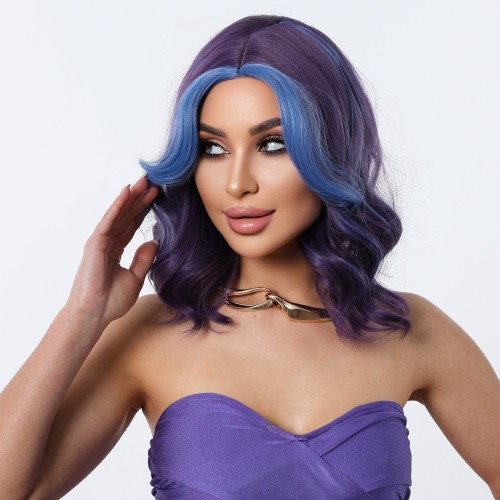 Fashion Medium Synthetic Wigs For Women SLDMH-20