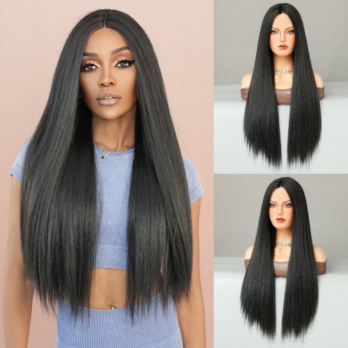 Fashion Long Lace Front Synthetic Wigs For Women SLDNA-01