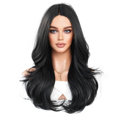 Fashion Long Lace Front Synthetic Wigs For Women SLDNA-02