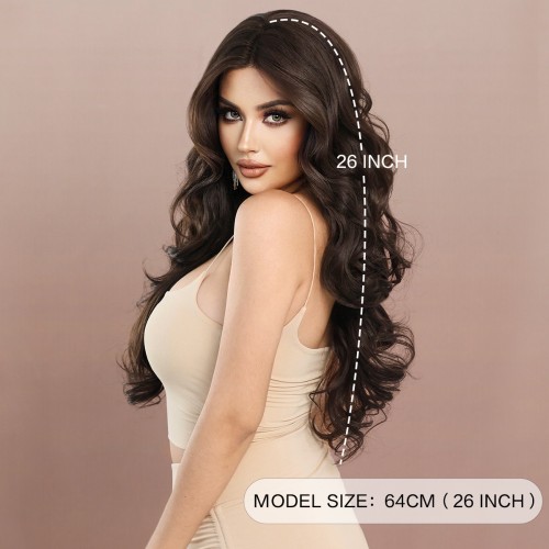 Fashion Long Lace Front Synthetic Wigs For Women SLDNA-03