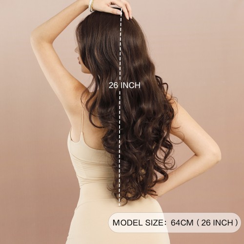 Fashion Long Lace Front Synthetic Wigs For Women SLDNA-03