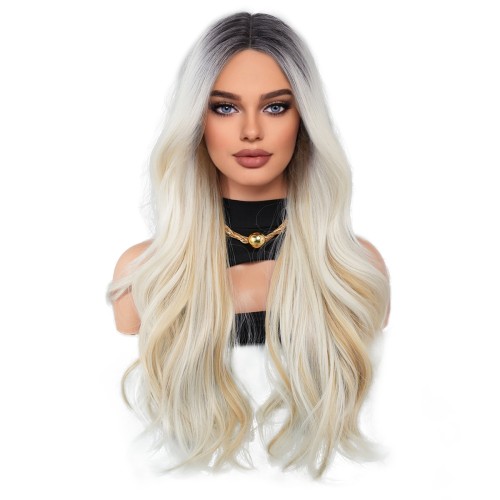 Fashion Long Lace Front Synthetic Wigs For Women SLDNA-04