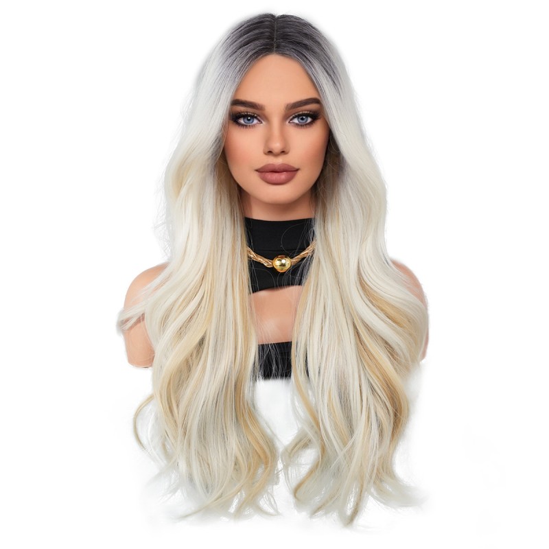 Fashion Long Lace Front Synthetic Wigs For Women SLDNA-04 