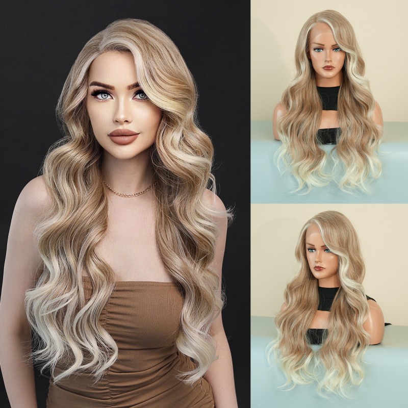 Fashion Long Lace Front Synthetic Wigs For Women SLDNA-06 