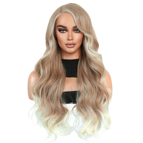 Fashion Long Lace Front Synthetic Wigs For Women SLDNA-06