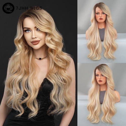 Fashion Long Lace Front Synthetic Wigs For Women SLDNA-09