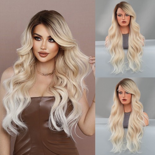 Fashion Long Lace Front Synthetic Wigs For Women SLDNA-10