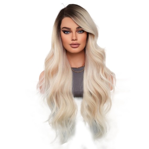 Fashion Long Lace Front Synthetic Wigs For Women SLDNA-10