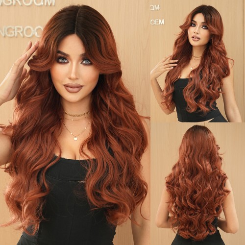 Fashion Long Lace Front Synthetic Wigs For Women SLDNA-11