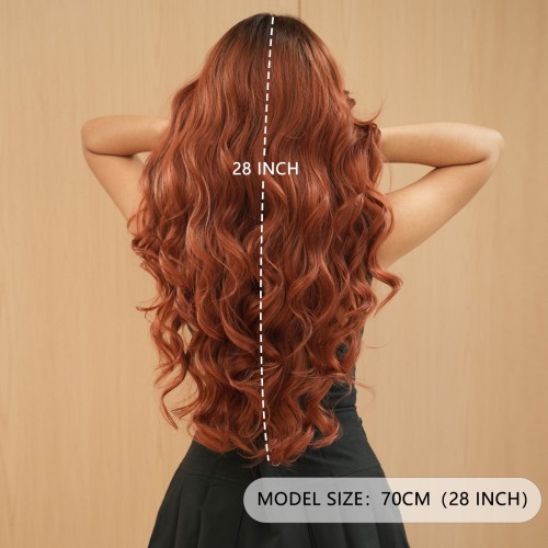 Fashion Long Lace Front Synthetic Wigs For Women SLDNA-11