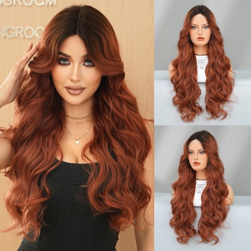 Fashion Long Lace Front Synthetic Wigs For Women SLDNA-11