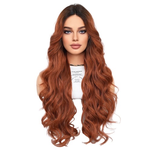 Fashion Long Lace Front Synthetic Wigs For Women SLDNA-11