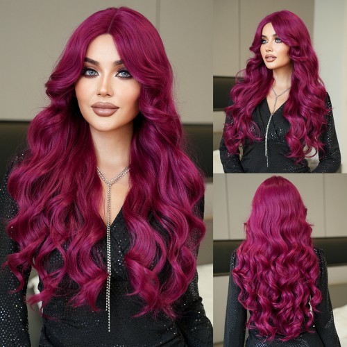 Fashion Long Lace Front Synthetic Wigs For Women SLDNA-12