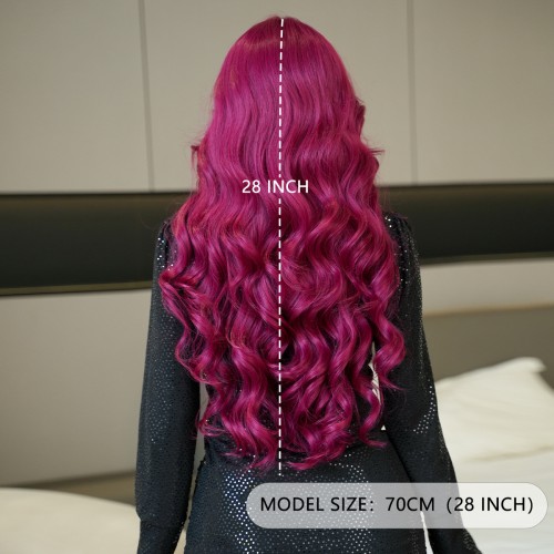 Fashion Long Lace Front Synthetic Wigs For Women SLDNA-12