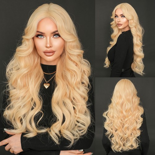 Fashion Long Lace Front Synthetic Wigs For Women SLDNA-13