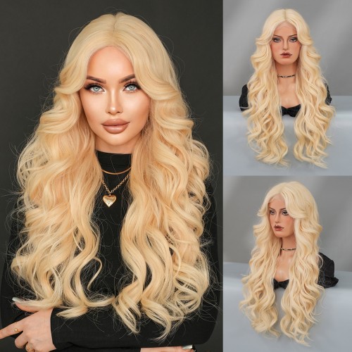 Fashion Long Lace Front Synthetic Wigs For Women SLDNA-13