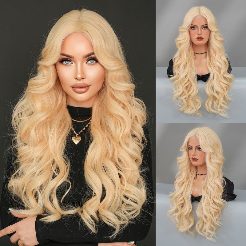 Fashion Long Lace Front Synthetic Wigs For Women SLDNA-13 