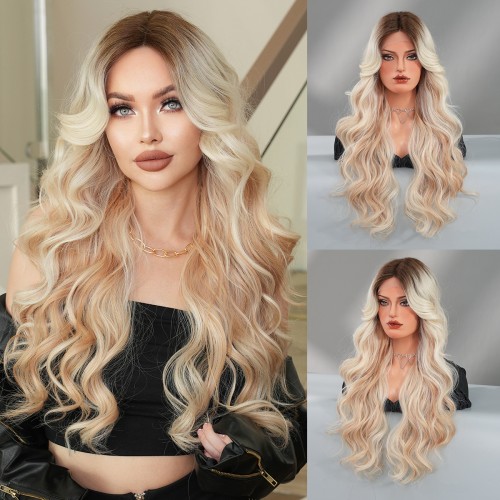 Fashion Long Lace Front Synthetic Wigs For Women SLDNA-14