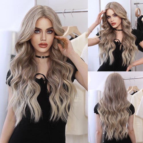 Fashion Long Lace Front Synthetic Wigs For Women SLDNA-16