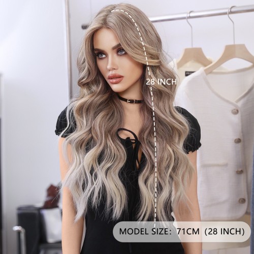 Fashion Long Lace Front Synthetic Wigs For Women SLDNA-16