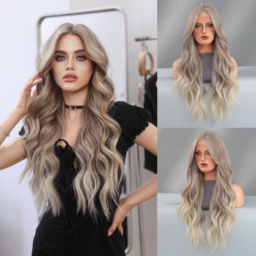 Fashion Long Lace Front Synthetic Wigs For Women SLDNA-16