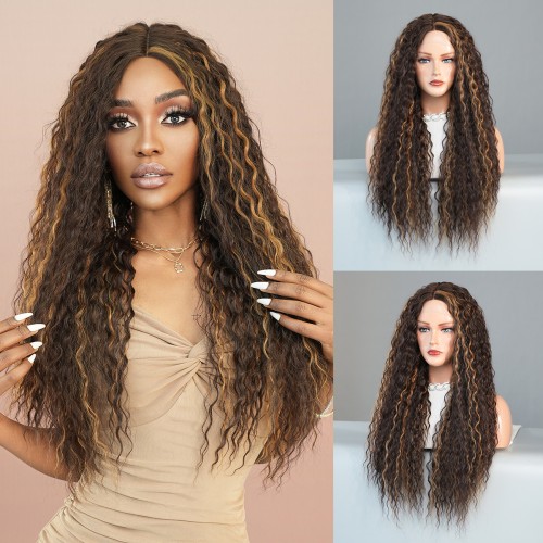 Fashion Long Lace Front Synthetic Wigs For Women SLDNA-18