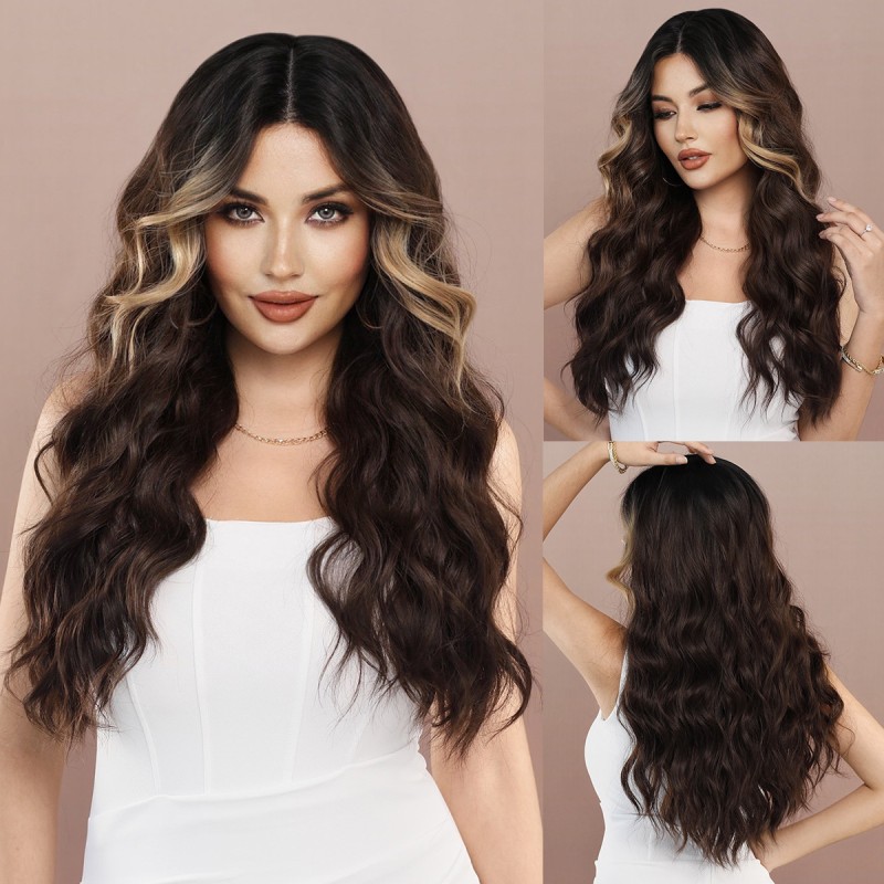 Fashion Long Lace Front Synthetic Wigs For Women SLDNA-19