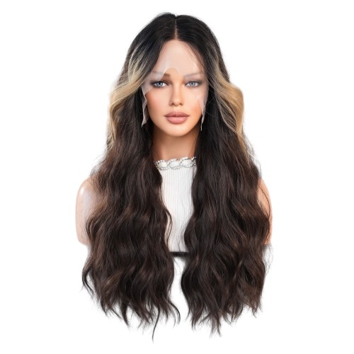 Fashion Long Lace Front Synthetic Wigs For Women SLDNA-19